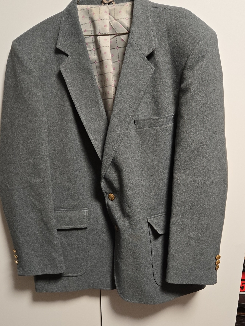 VINTAGE Men's Gray Sport Coat Blazer